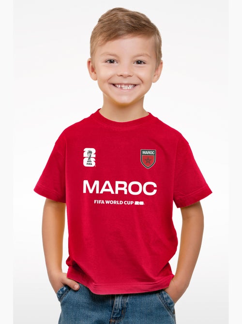 T-Shirt Maroc Enfant   | Licence Officielle FIFA World Cup 2026 - Kiabi