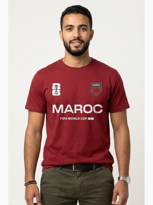 T-Shirt Maroc   | Licence Officielle FIFA World Cup 2026 - Kiabi