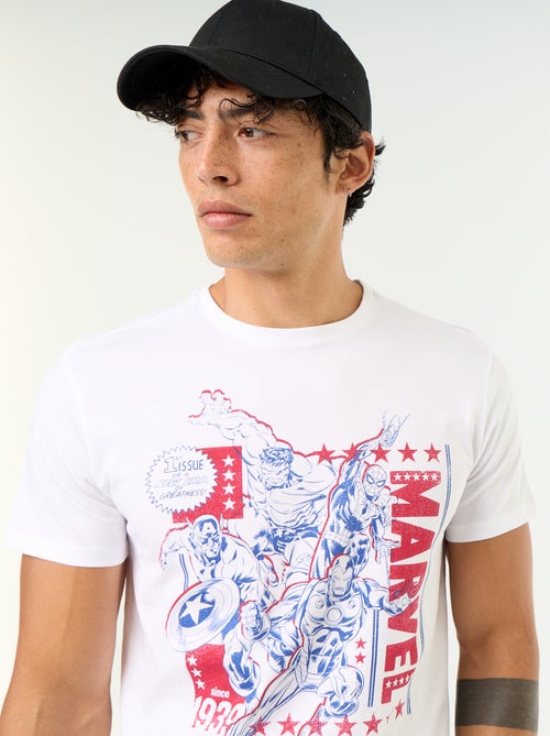 T-shirt 'Marvel' à manches courtes - Kiabi