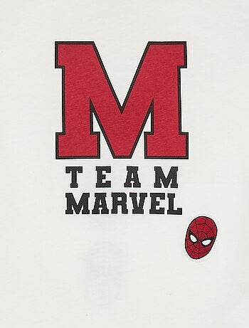 T-shirt 'Spider-Man' 'Marvel' manches longues