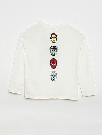 T-shirt 'Spider-Man' 'Marvel' manches longues
