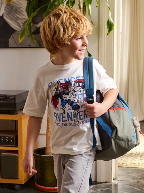 T-shirt 'Marvel' imprimé à manches courtes - Kiabi