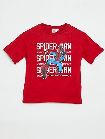 T-shirt 'Marvel' imprimé à manches courtes