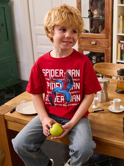 T-shirt 'Marvel' imprimé à manches courtes - Kiabi