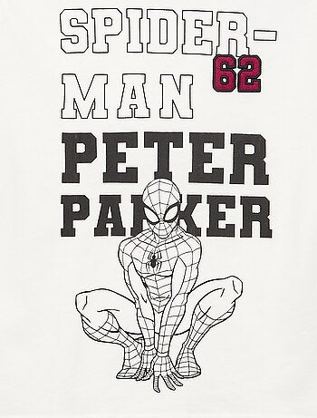 T-shirt 'Marvel' 'Spider-man' à manches longues