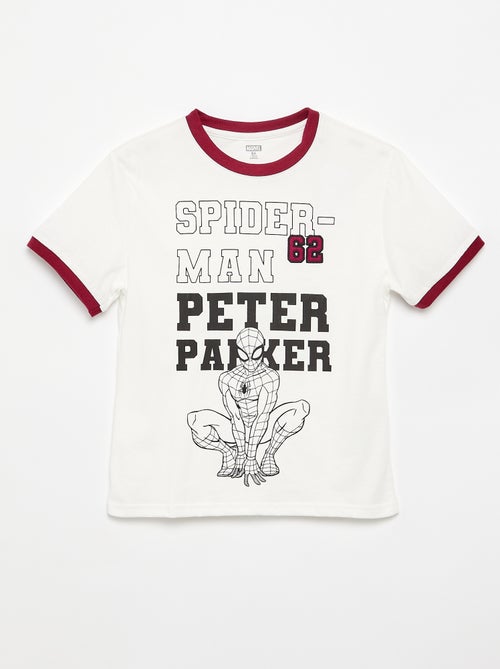 T-shirt 'Marvel' 'Spider-man' à manches longues - Kiabi