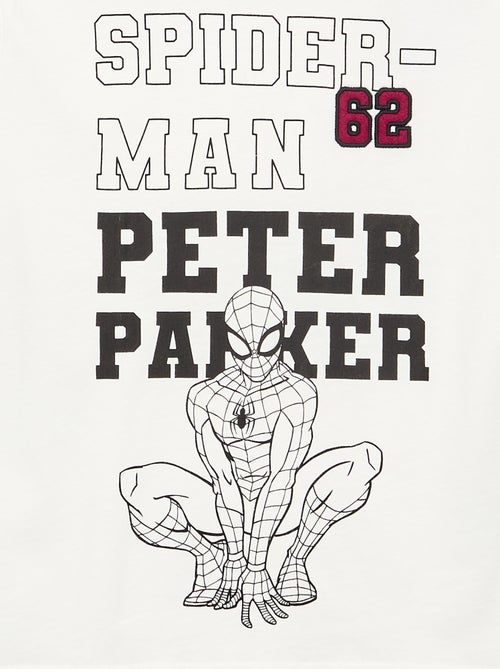 T-shirt 'Marvel' 'Spider-man' à manches longues - Kiabi