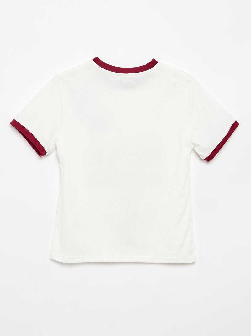 T-shirt 'Marvel' 'Spider-man' à manches longues Blanc - Kiabi