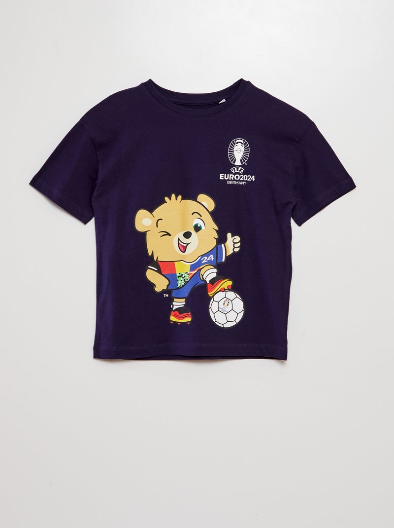 T-shirt 'mascotte' - EURO 2024 Bleu - Kiabi