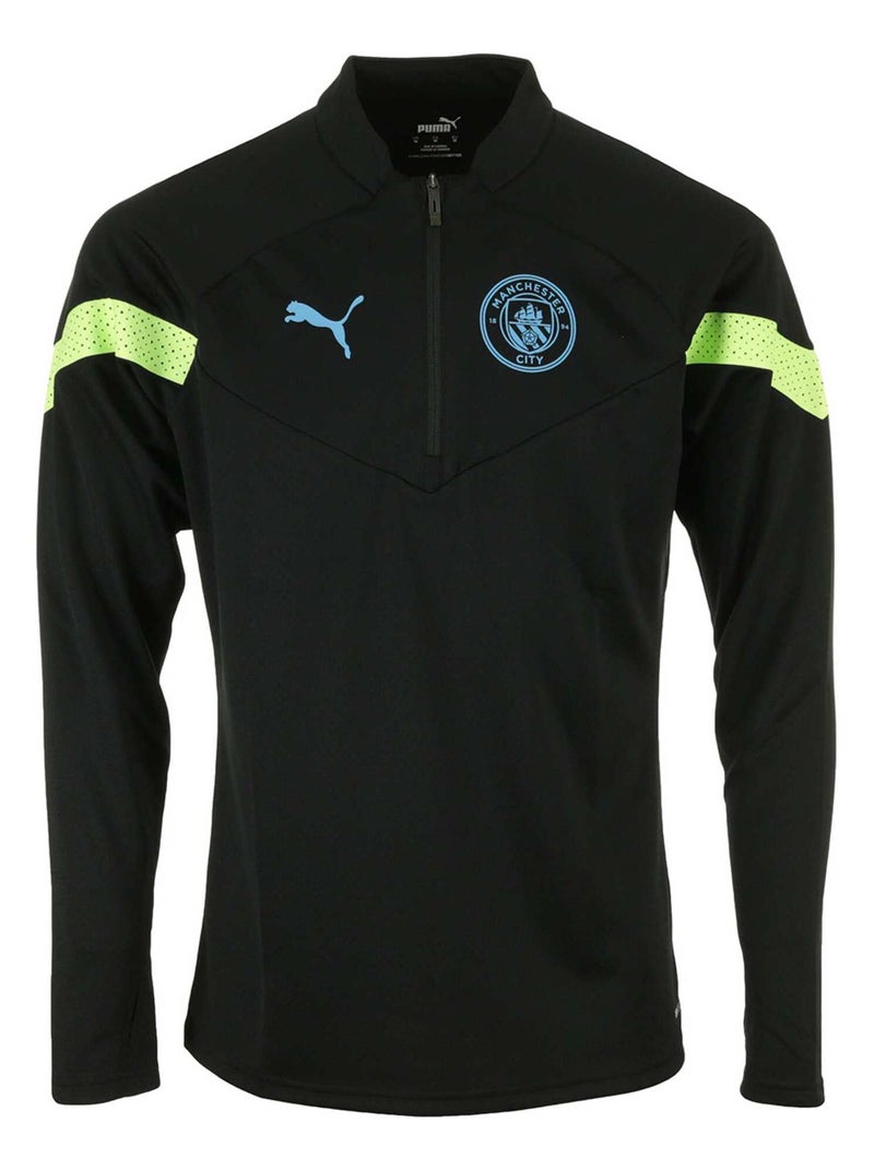 T-shirt Mcfc Training1/4 Zip Top Noir - Kiabi