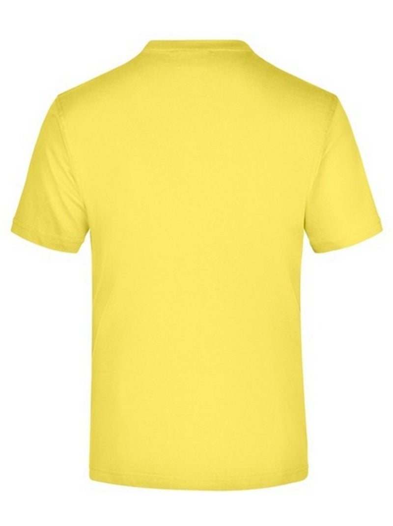T-shirt médium - james and nicholson Jaune moutarde - Kiabi
