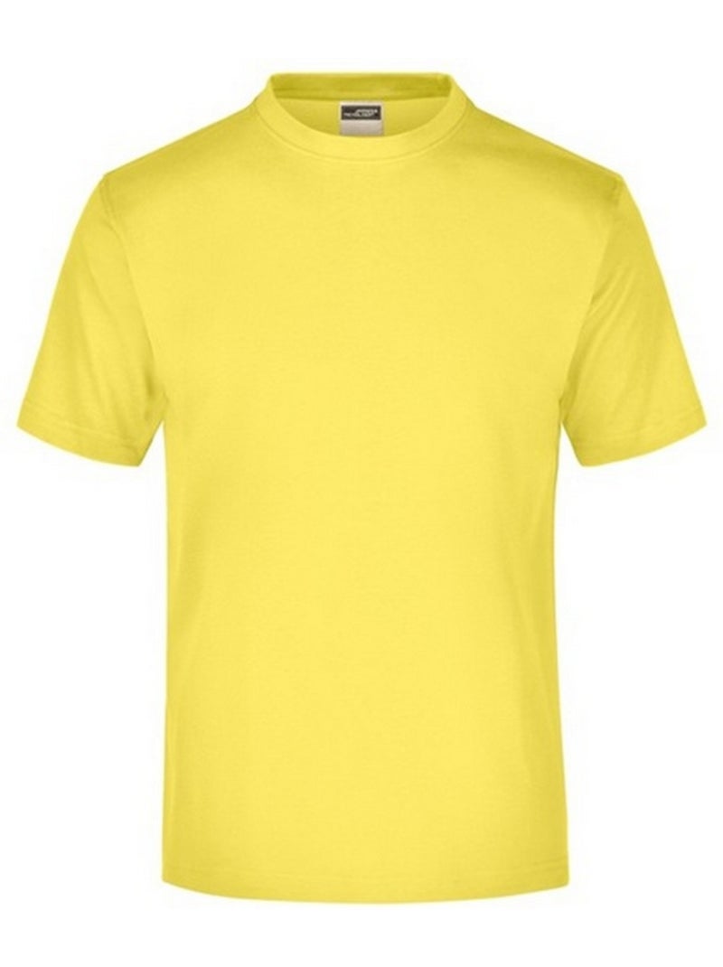 T-shirt médium - james and nicholson Jaune moutarde - Kiabi