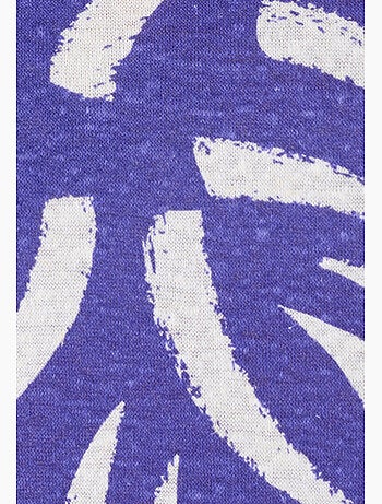 T-shirt mélange lin, détail jours échelle - Damart
