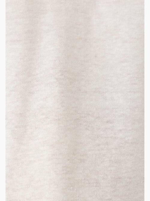 T-shirt mélange lin, détails tressés - Damart - Kiabi