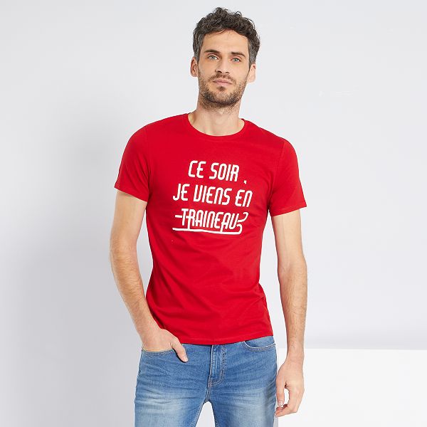 t shirt noel homme