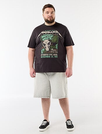 T-shirt Metallica à manches courtes