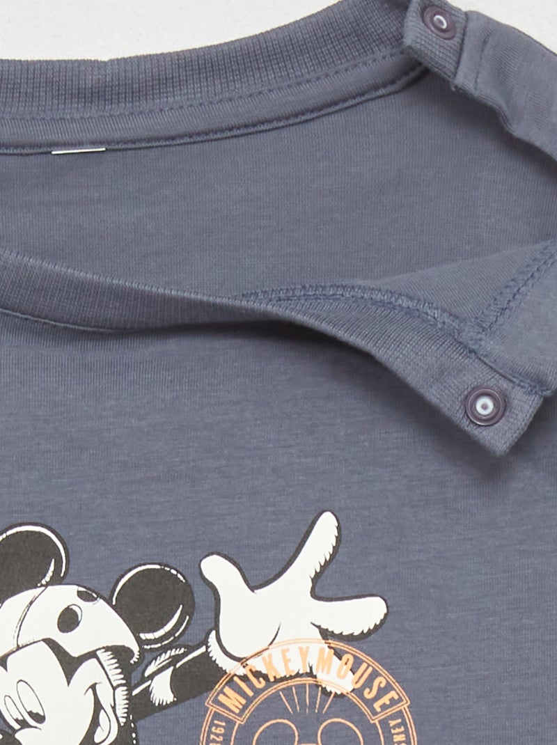 T-shirt garçon en coton à manches courtes imprimé col rond