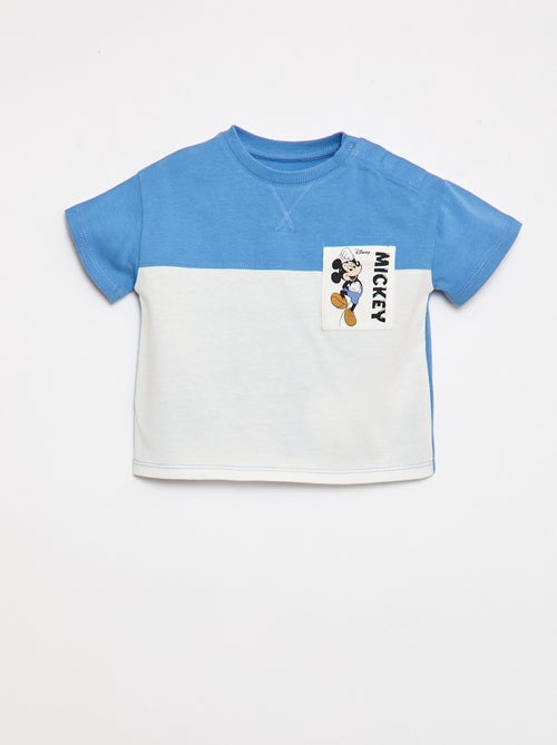 T-shirt 'Mickey' avec poche poitrine 'Disney' - Kiabi