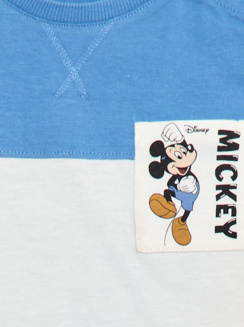 T-shirt 'Mickey' avec poche poitrine 'Disney' - Kiabi