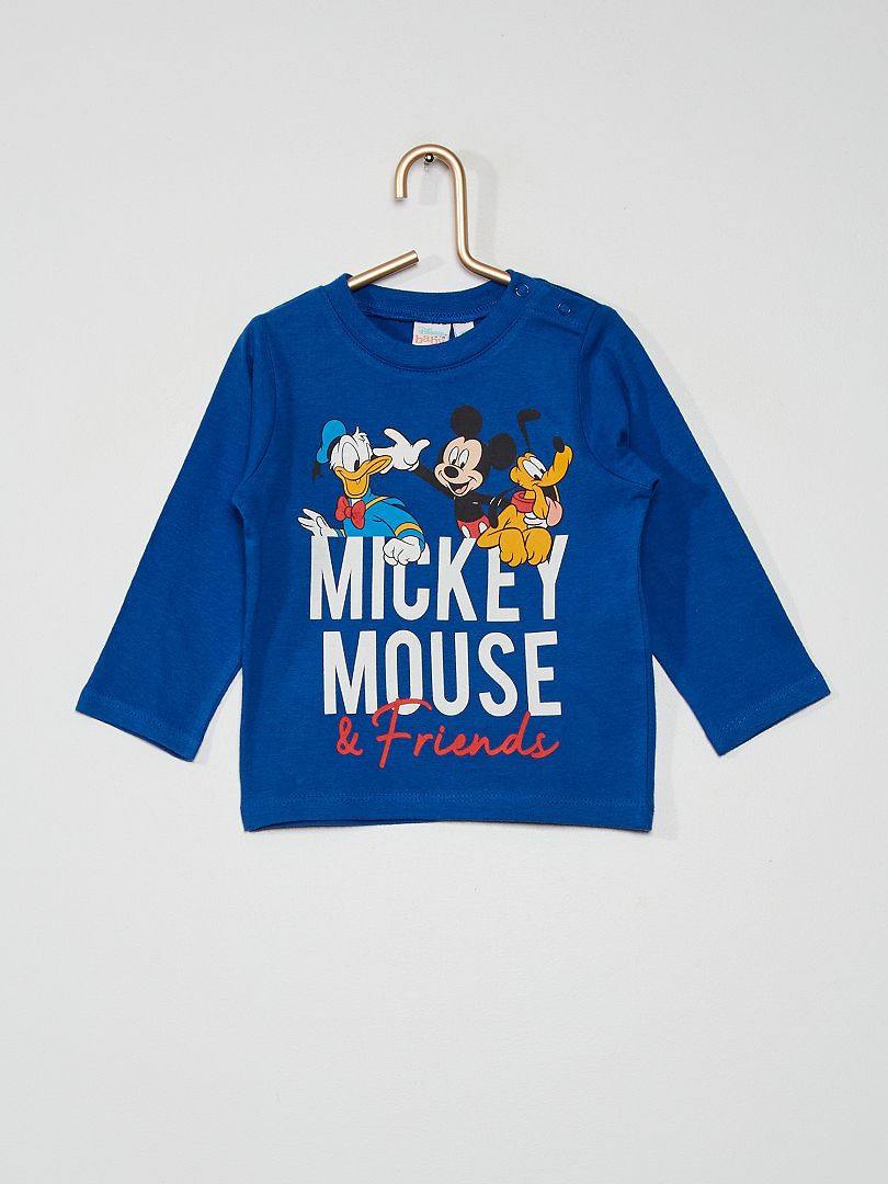 T-shirt Mickey bleu - Kiabi