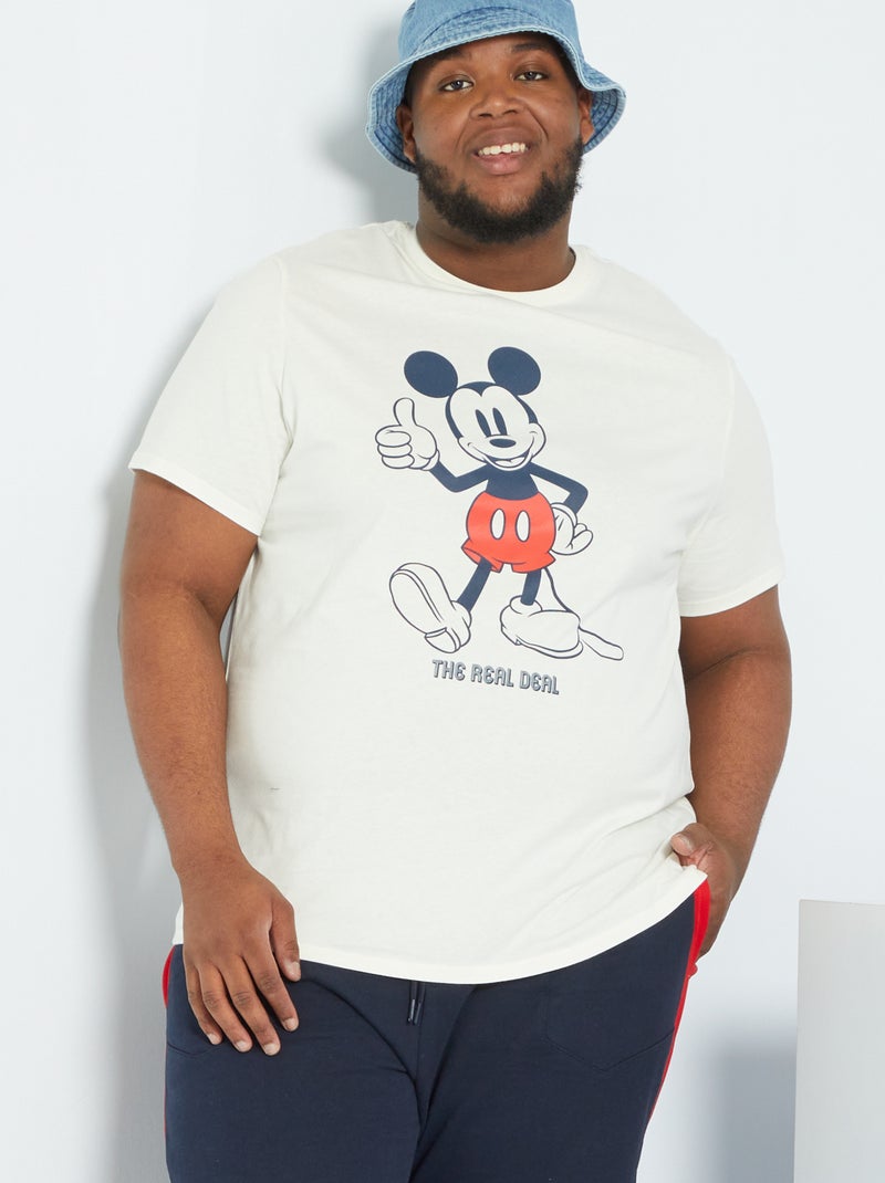 T-shirt Mickey 'Disney' BLANC - Kiabi