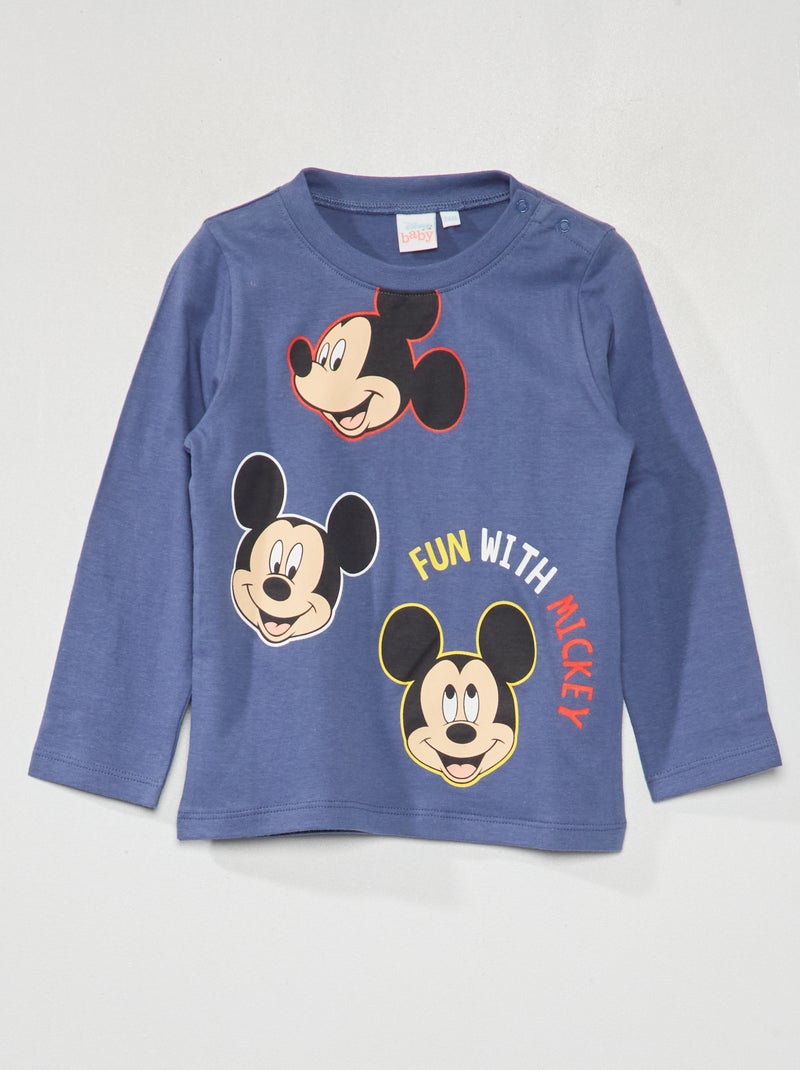 T-shirt 'Mickey' 'Disney' bleu - Kiabi