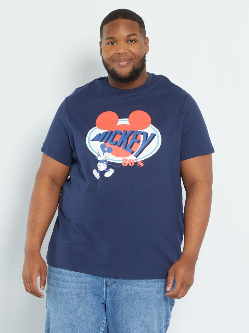 T-shirt Mickey 'Disney' Bleu marine - Kiabi