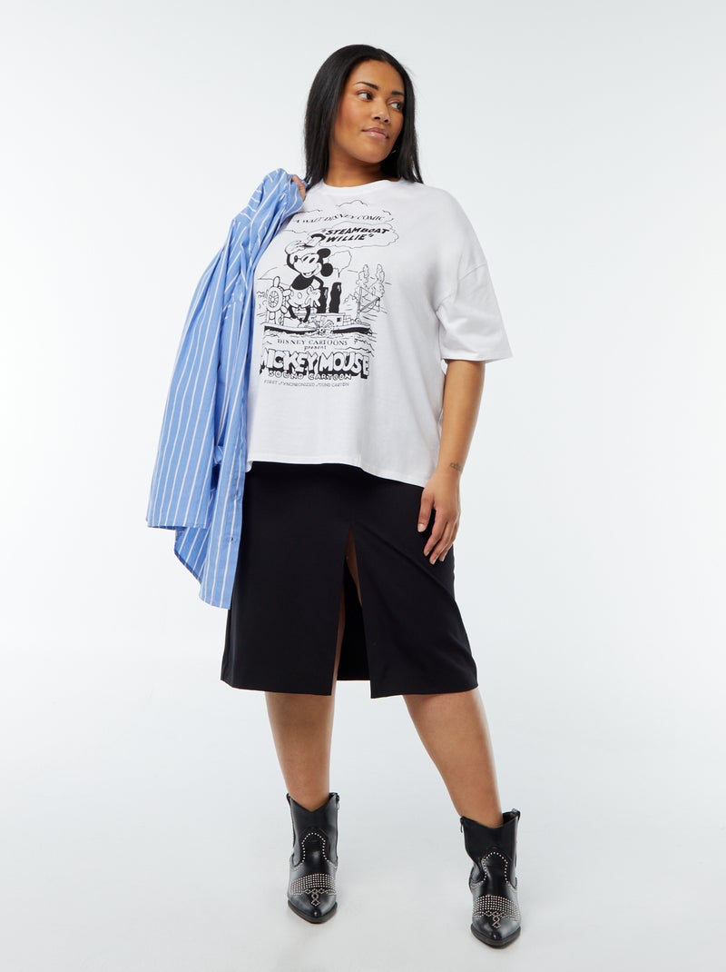 T-shirt 'Mickey' 'Disney' manches courtes imprimé Blanc - Kiabi