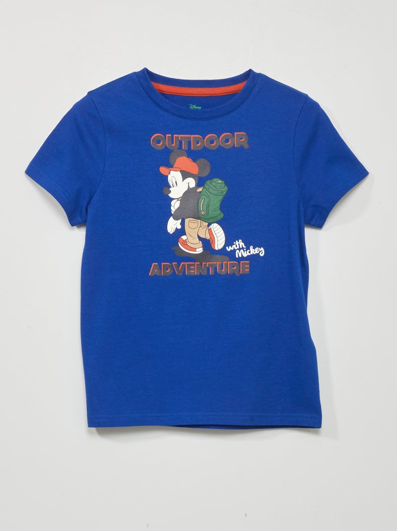 T-shirt 'Mickey' en jersey Bleu - Kiabi