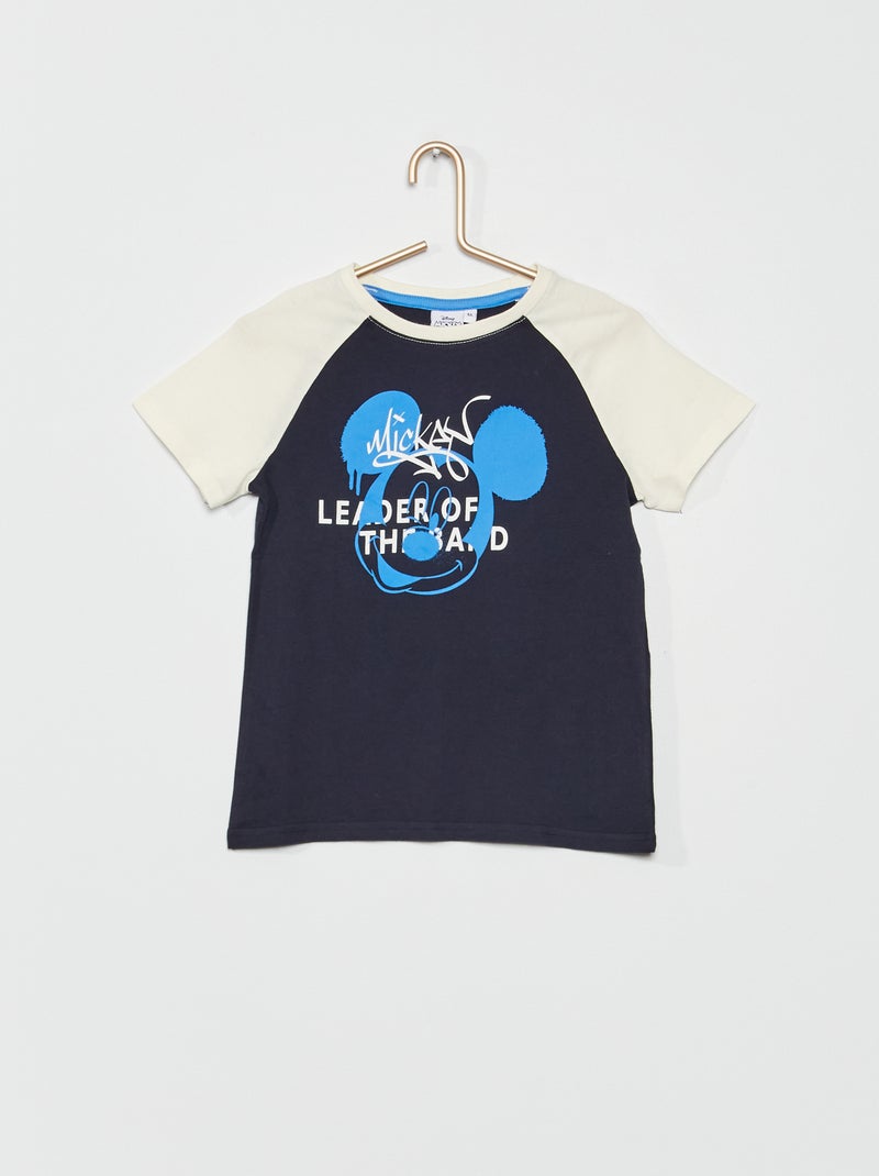 T-shirt 'Mickey' en jersey Bleu - Kiabi