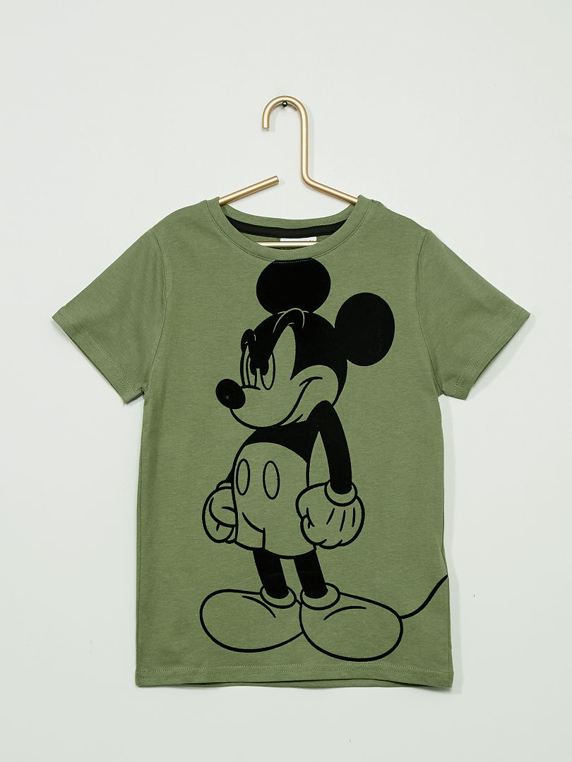 T-shirt 'Mickey' en jersey Kaki - Kiabi