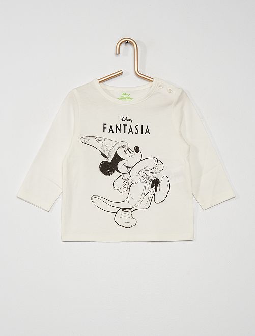 T-shirt 'Mickey Fantasia'                             écru 
