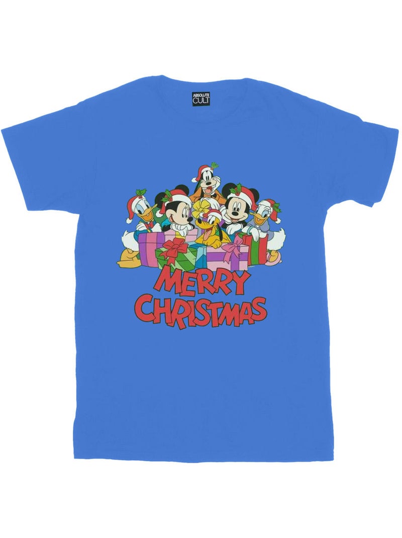 T-shirt mickey mouse and friends - disney Bleu roi - Kiabi