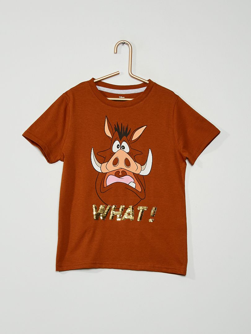 T-shirt 'Mickey Mouse' de 'Disney' orange - Kiabi