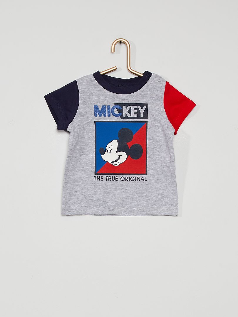 T-shirt 'Mickey Mouse' gris - Kiabi