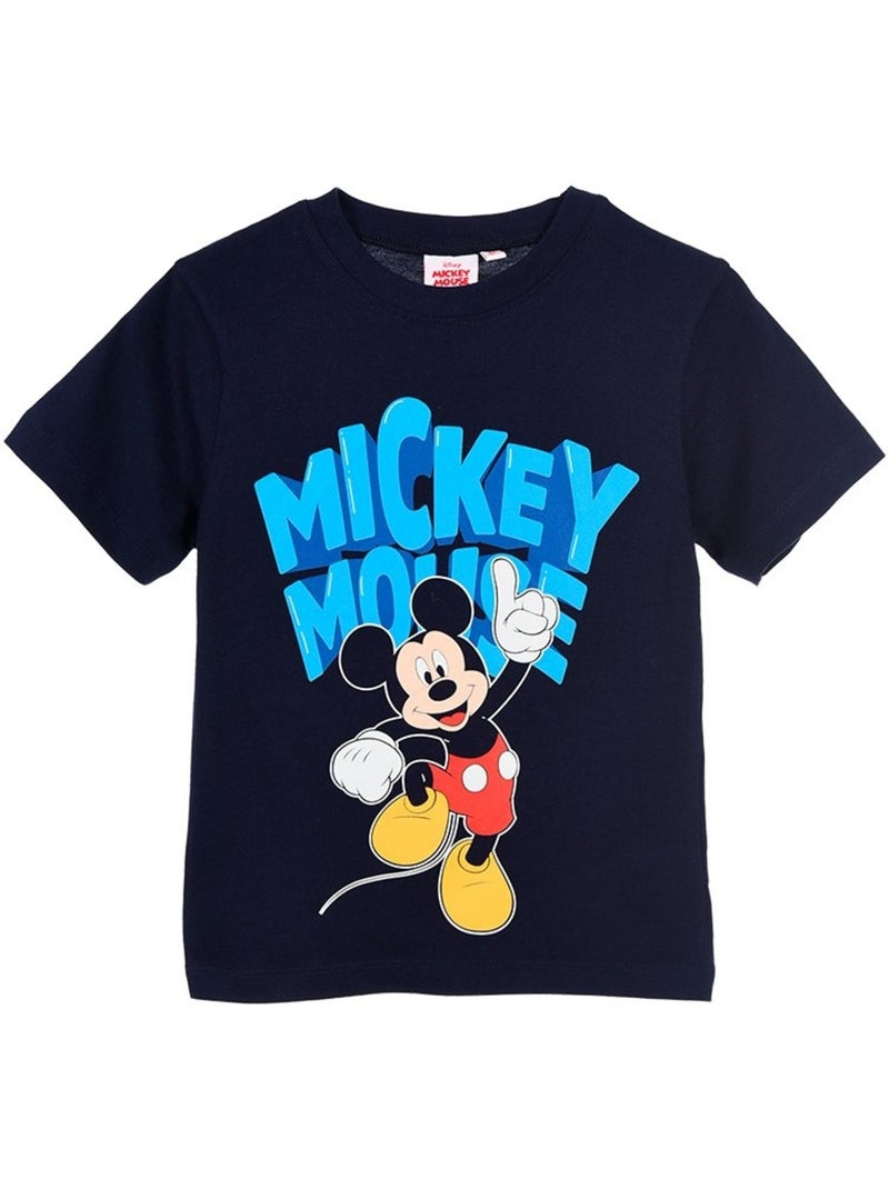 T-shirt mickey mouse| licence officielle Bleu - Kiabi