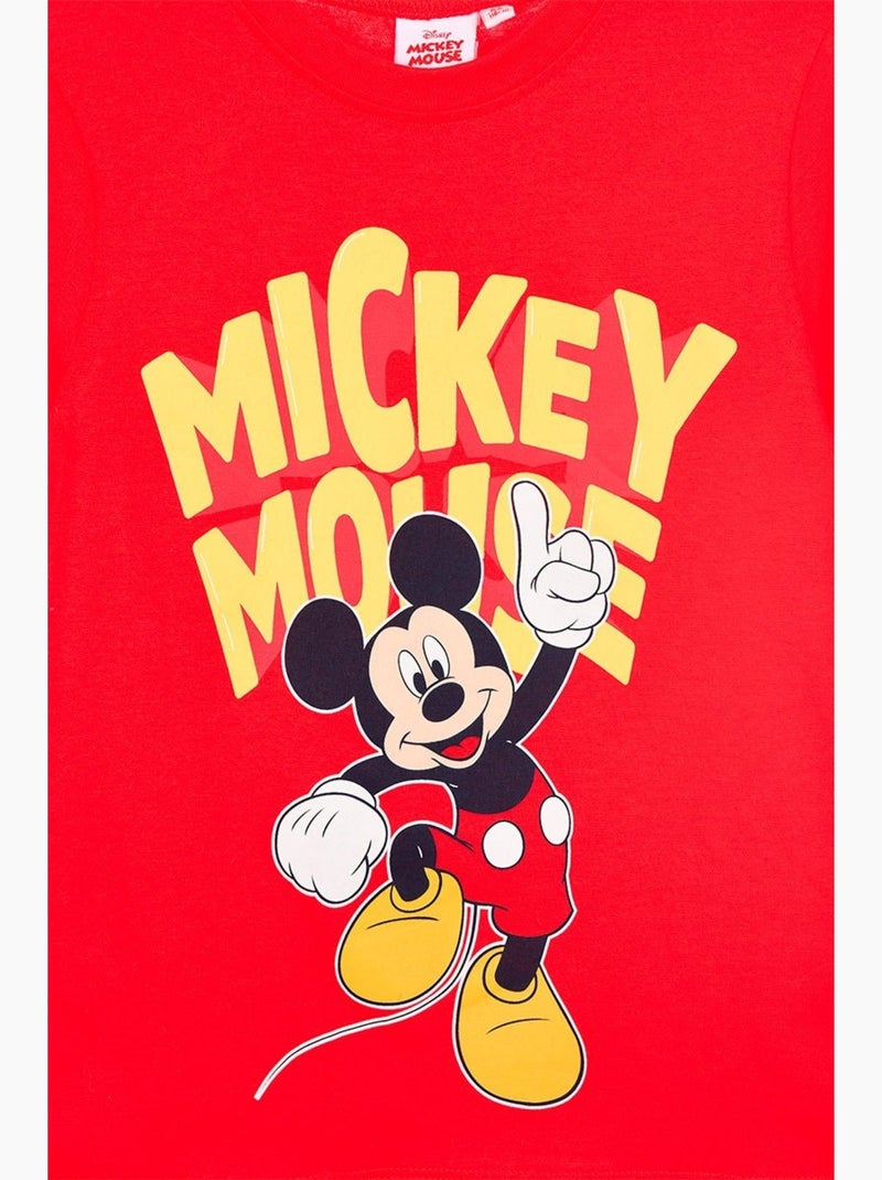 T-Shirt Mickey Mouse| Licence Officielle Rouge - Kiabi