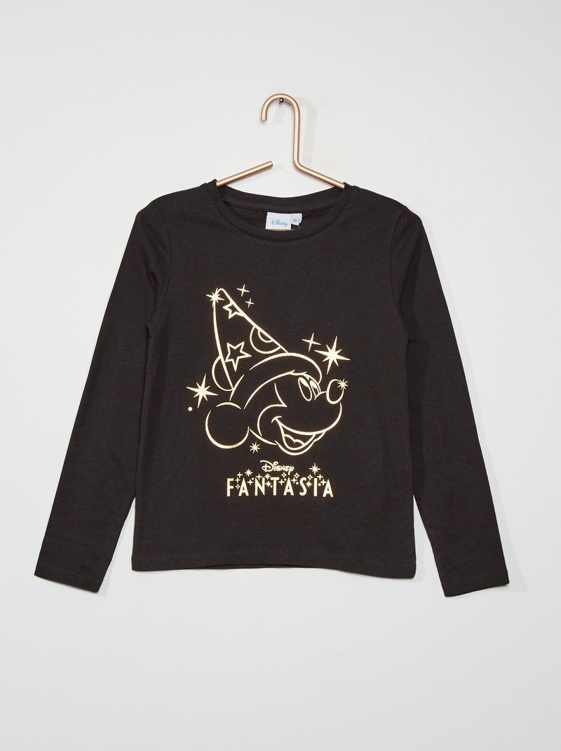 T-shirt 'Mickey' noir - Kiabi
