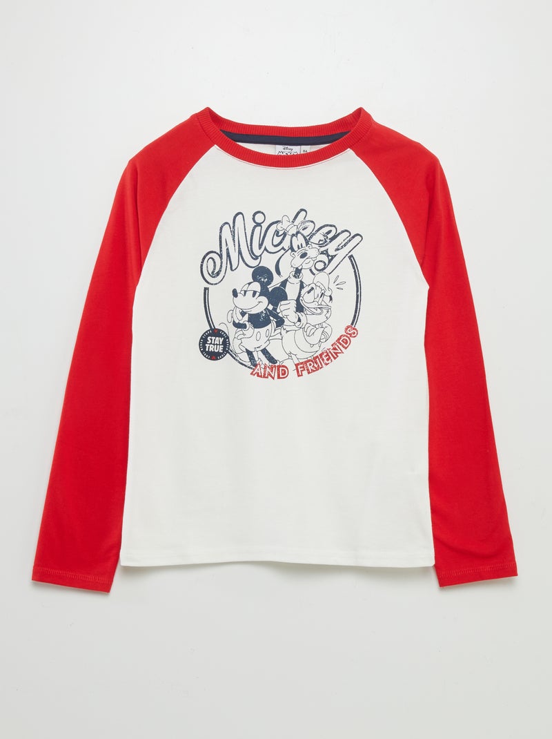 T-shirt 'Mickey' Rouge - Kiabi