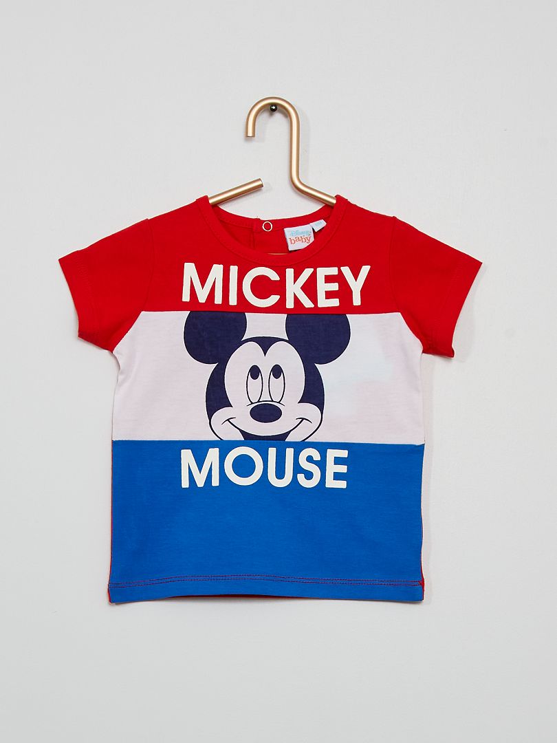 T-shirt 'Mickey' rouge - Kiabi