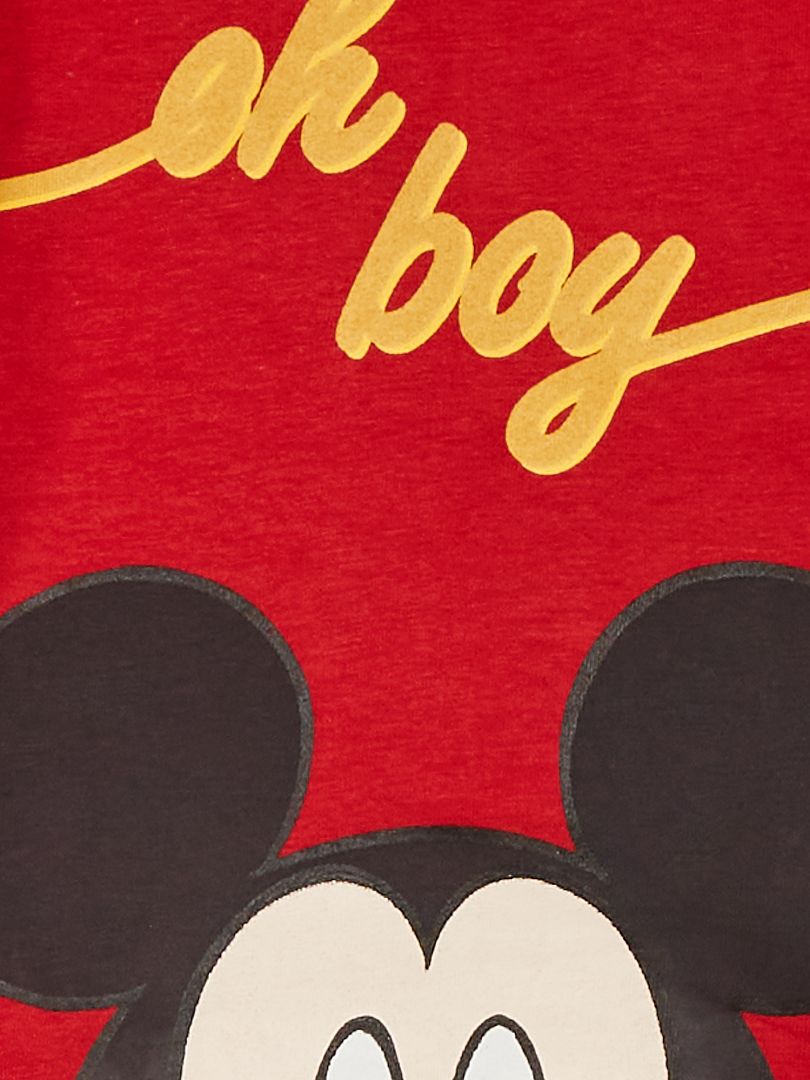 T-shirt 'Mickey' rouge - Kiabi