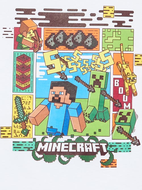 T-shirt 'Minecraft' à manches courtes - Kiabi