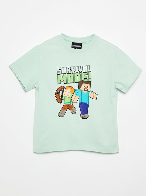 T-shirt 'Minecraft' à manches courtes - Kiabi T-shirt 'Minecraft' à manches courtes - Kiabi