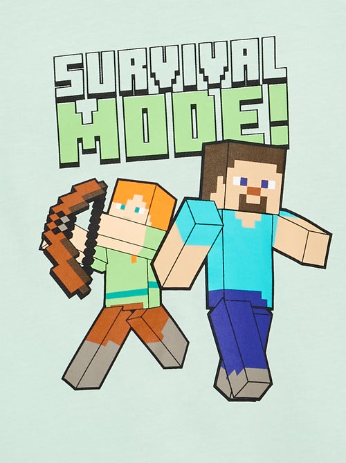 T-shirt 'Minecraft' à manches courtes - Kiabi T-shirt 'Minecraft' à manches courtes - Kiabi