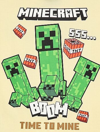 T-shirt 'Minecraft' à manches courtes