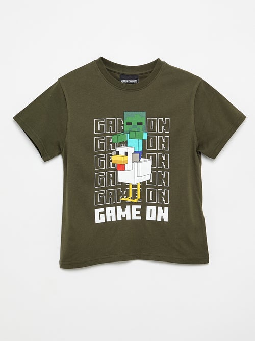 T-shirt 'Minecraft' à manches courtes - Kiabi T-shirt 'Minecraft' à manches courtes - Kiabi