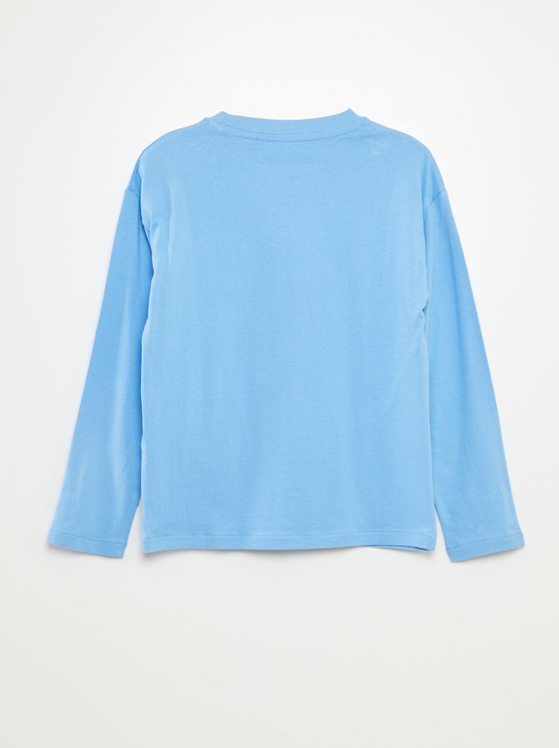 T-shirt 'Minecraft' Bleu - Kiabi