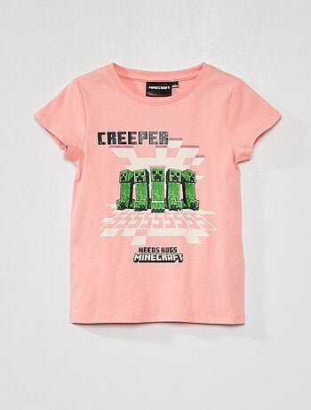 T-shirt 'Minecraft' manches courtes - Kiabi