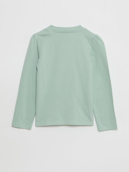 T-shirt 'Minecraft' manches longues - collection facile à enfiler - Kiabi