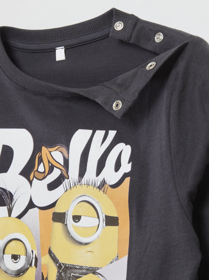 T-shirt 'Minions' - collection facile à enfiler Gris - Kiabi